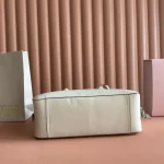 高仿包 MiuMiu Vivant 新款 鏤空皮革手袋 5BB199：圖片 5
