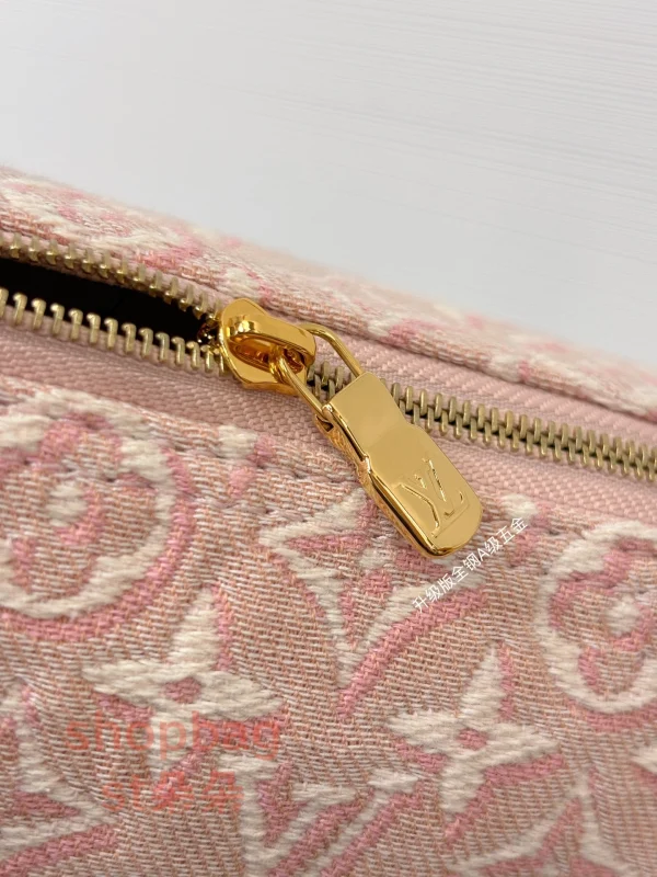 高仿包 LV Pochette Papillon 新款 粉色 小圓筒包 M29881：圖片 12