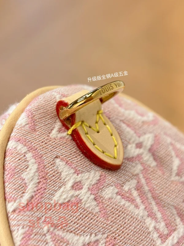 高仿包 LV Pochette Papillon 新款 粉色 小圓筒包 M29881：圖片 15
