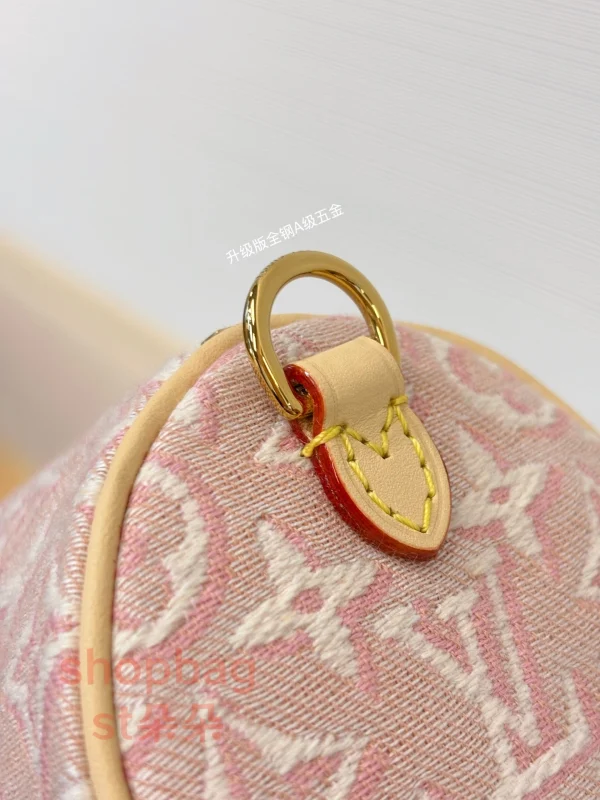 高仿包 LV Pochette Papillon 新款 粉色 小圓筒包 M29881：圖片 14