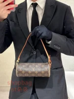 高仿包 LV Pochette Papillon 新款 老花 小圓筒包 M25703：圖片 21