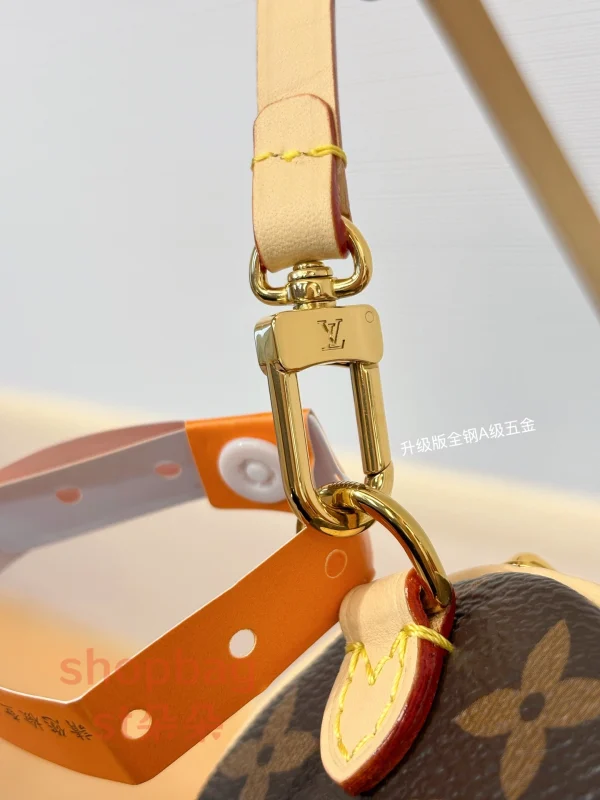 高仿包 LV Pochette Papillon 新款 老花 小圓筒包 M25703：圖片 11
