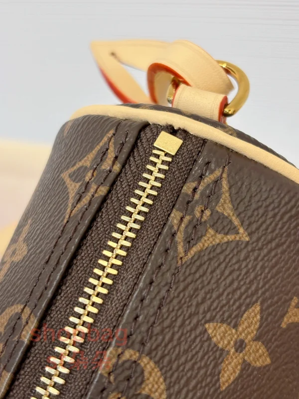 高仿包 LV Pochette Papillon 新款 老花 小圓筒包 M25703：圖片 14