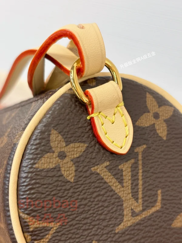 高仿包 LV Pochette Papillon 新款 老花 小圓筒包 M25703：圖片 16