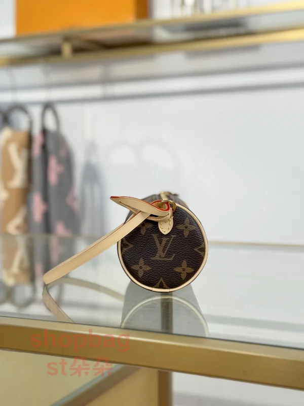 高仿包 LV Pochette Papillon 新款 老花 小圓筒包 M25703：圖片 8