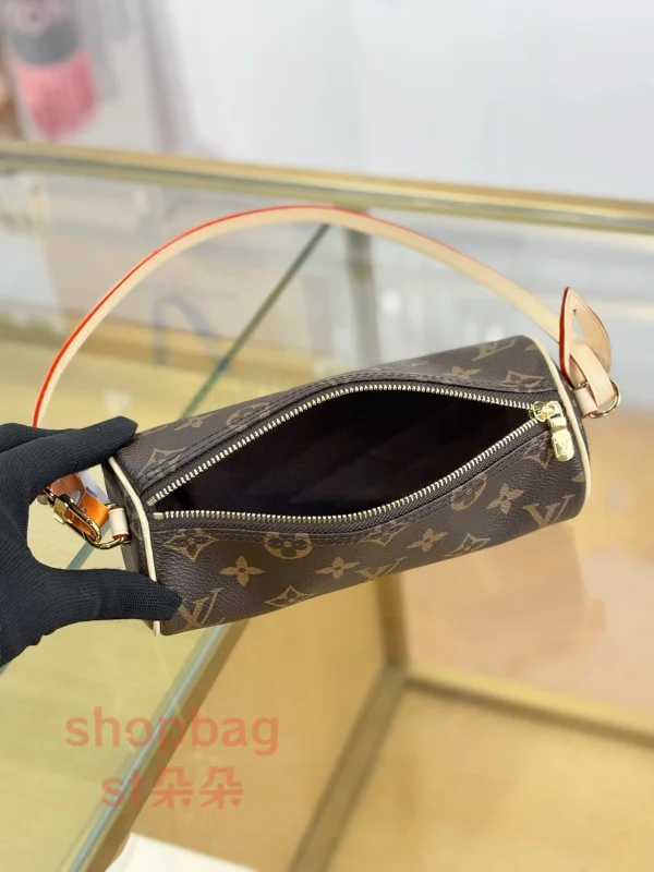 高仿包 LV Pochette Papillon 新款 老花 小圓筒包 M25703：圖片 7