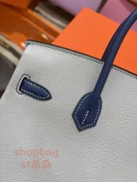 高仿愛馬仕 hermès Birkin 25 頂級原廠法羊 純手工蠟線縫製手提包：圖片 5